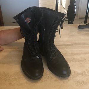 Leather Harley Davidson boots